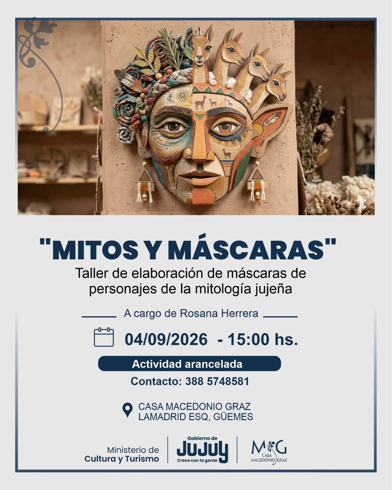 Muestra Huellas de un recorrido de Cecilia Rabbi Baldi San Martin Esq. Sarmiento del 04 de Julio al 07 de Agosto
